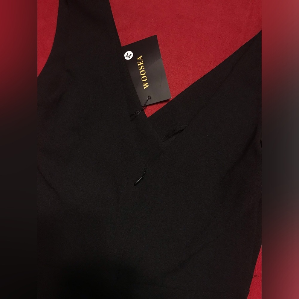 NWT Woosea Sleeveless V Neck Evening Dress - Picture 11 of 13